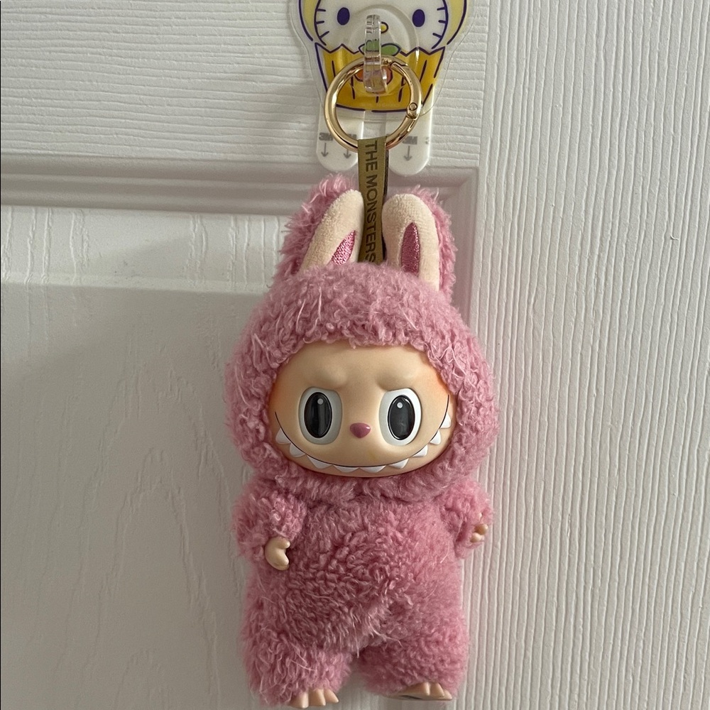 Pink Labubu Keychain